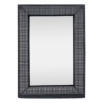 Espelho Retangular Moldura Perfurada