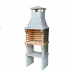 Churrasqueira S-ART em betão com acabamento liso e design moderno