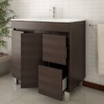 Móvel Braga Fundo Reduzido com Lavatório Cerâmico