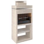 Churrasqueira CH114 compacta com grelhador de ferro incluído