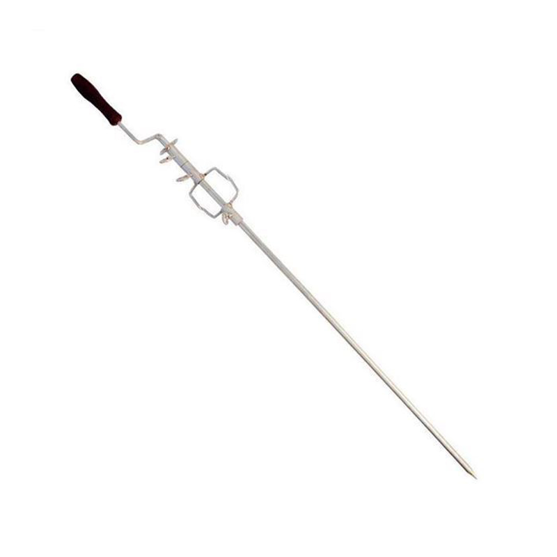 Espeto para forno a lenha