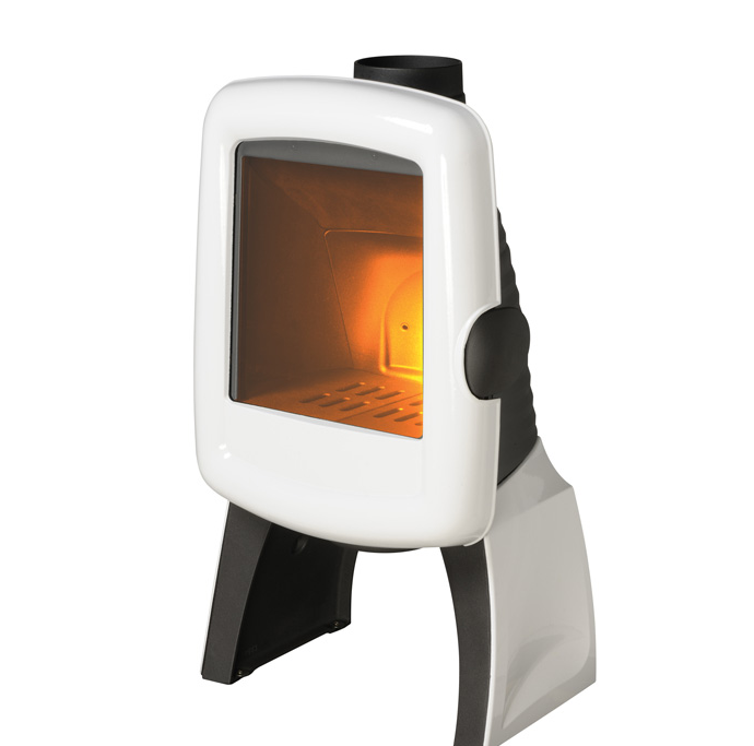 A Salamandra a Lenha Elo M 5 kW Hermética combina eficiência, conforto e design elegante.