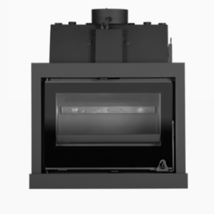 Recuperador de Calor Jade 710 Plus com vidro serigrafado e design moderno para aquecimento central