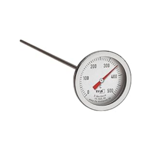 Termómetro profissional com sonda para forno a lenha