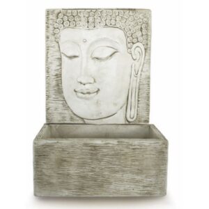 Fonte Cara de Buda em Cimento - Betão envelhecido