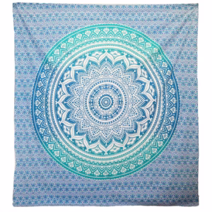 tapeçaria mandala verde