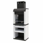 churrasqueira moderna Faro modular em cimento refratário