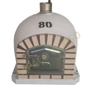 Forno a Lenha Setúbal com Acabamento beje – Tradição com Toque Moderno