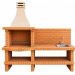 CHURRASQUEIRA COM BANCADA E LAVA LOIÇA